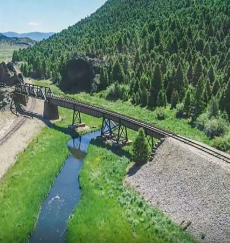 Remediated and restored section of Streamside Tailings (DEQ photo)